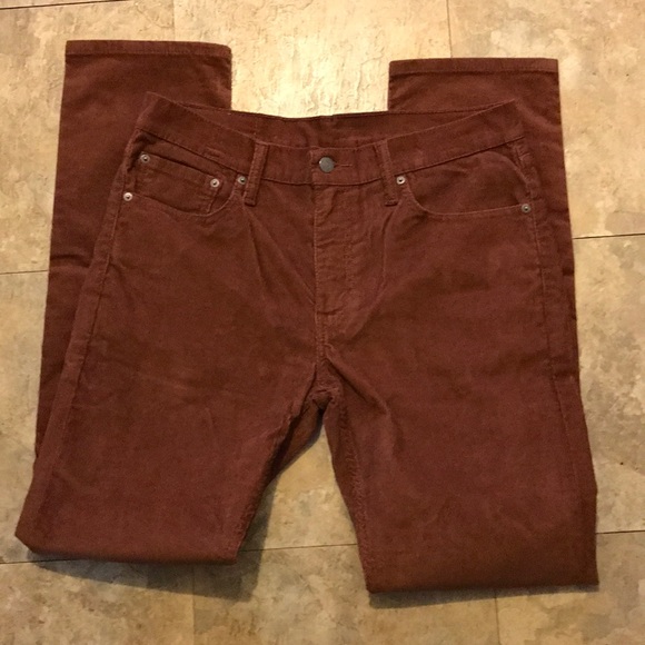 levi's 511 cords brown